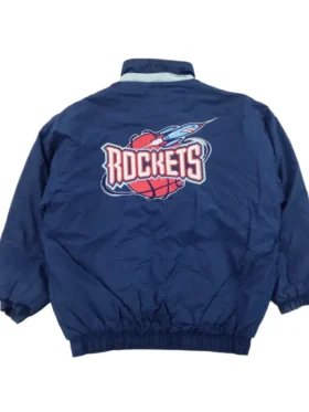 Houston Rocket Blue Starter Bomber Jacket