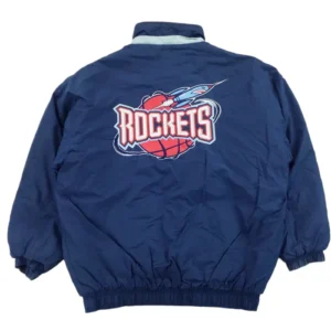 Houston Rocket Blue Starter Bomber Jacket