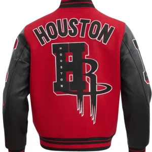 Houston Rocket Varsity Wool Full Snap Jacket