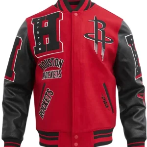 Houston Rockets Varsity Wool Full Snap Jacket