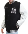 Jack the Nightmare Before Christmas Coffee Varsity Jacket Front
