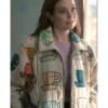 JoAnna Garcia Sweet Magnolias Swisher Tea Cups Print Jacket
