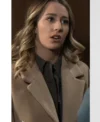Josslyn Jacks General Hospital Beige Wool Coat