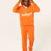 Juicy Couture x Dunkin The Ultimate DunKings Tracksuit orange front