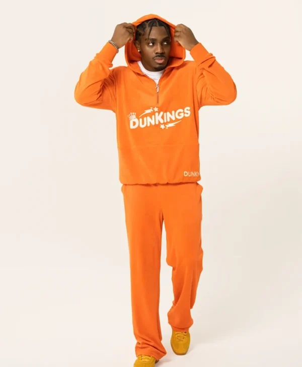 Juicy Couture x Dunkin The Ultimate DunKings Tracksuit orange front