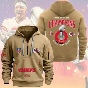Kansas City Chiefs 2025 Super Bowl LIX Champions Heavy Hoodie