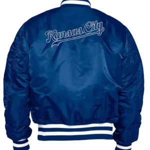 Kansas City Royals Bomber Ma 1 Jacket Back