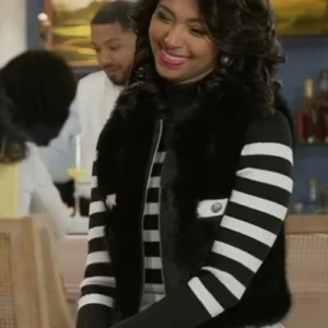 Kat Richardson Beyond The Gates Black Fur Vest