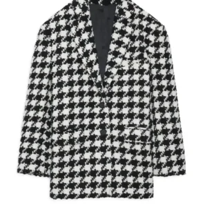 Kate Hudson Houndstooth Running Point Blazer For Sale