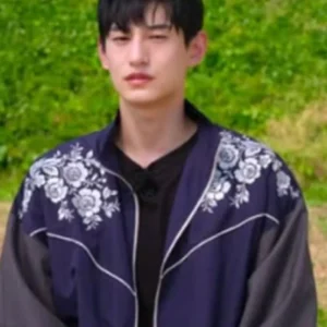 Kim Tae Hwan Singles Inferno S04 Floral Embroidered Track Jacket