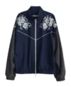Kim Tae Hwan Singles Inferno S04 Floral Embroidered Track Jacket For Sale