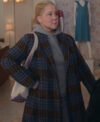 Kinda Pregnant 2025 Amy Schumer Plaid Coat