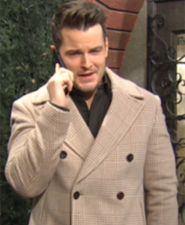 Kyle Abbott The Young And The Restless Wool Peacoat