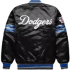 LA Dodgers Home Game Varsity Satin Jacket back