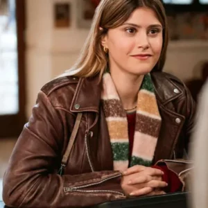 La Dolce Villa Jenny De Nucci Brown Leather Jacket