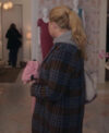 Lainy Newton Kinda Pregnant 2025 Amy Schumer Plaid Coat 2