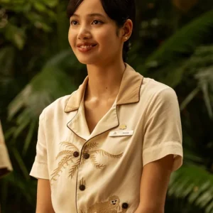 Lalisa Manobal The White Lotus S03 Monkey Print Shirt