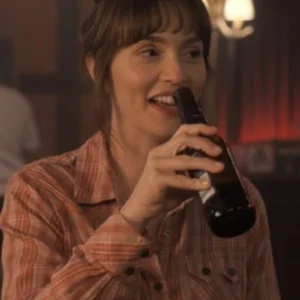 Leighton Meester Good Cop Bad Cop Plaid Shirt