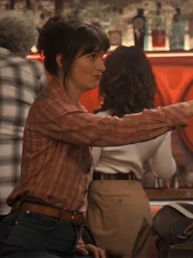 Leighton Meester Good Cop Bad Cop Plaid Shirt For Sale