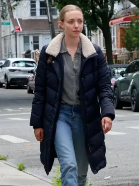 Long Bright River S01 Amanda Seyfried Blue Coat