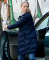 Long Bright River S01 Amanda Seyfried Blue Coat Side