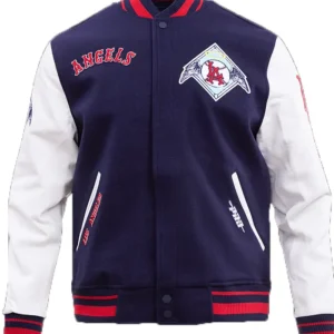 Los Angeles Angels Letterman Wool Varsity Jacket