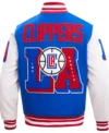 Los Angeles Clipper Letterman Wool Varsity Jacket