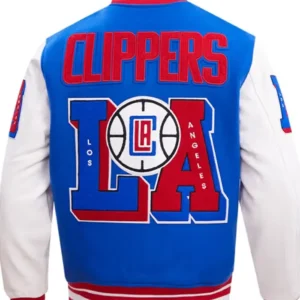 Los Angeles Clipper Letterman Wool Varsity Jacket