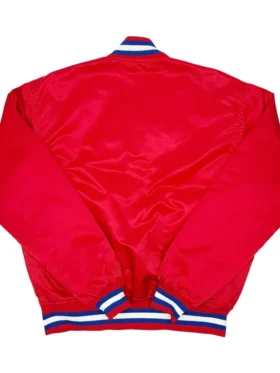 Los Angeles Clipper Red Vintage Satin Jacket