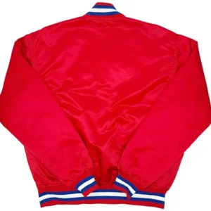 Los Angeles Clipper Red Vintage Satin Jacket