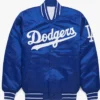 Los Angeles Dodgers Blue Full Snap Bomber Jacket