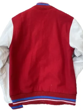 Los Angeles Dodgers Red White Vintage Jacket