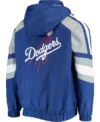 Los Angeles Dodgers Starter Bomber Hooded Jacket