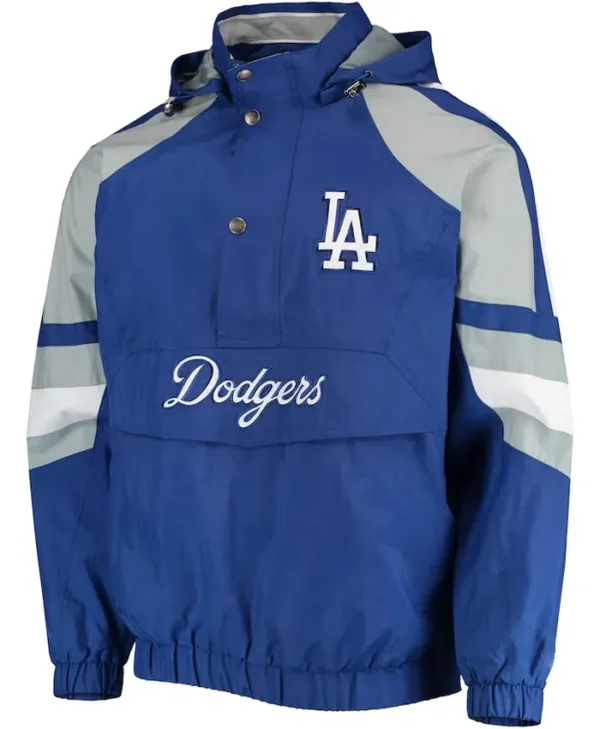 Los Angeles Dodgers Starter Hooded Bomber Jacket