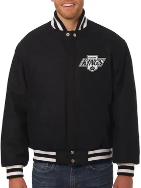 Los Angeles Kings Black Bomber Jacket