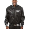 Los Angeles Kings Black Leather Jacket