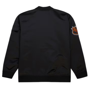 Los Angeles Kings Black Vintage Bomber Jacket Back