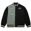 Los Angeles Kings Grey And Black Satin Jacket