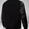 Los Angeles Lakers Black Wool Varsity Jacket Back