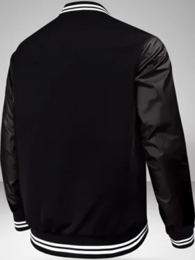 Los Angeles Lakers Black Wool Varsity Jacket Back