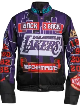Los Angeles Lakers Championship Leather Jacket