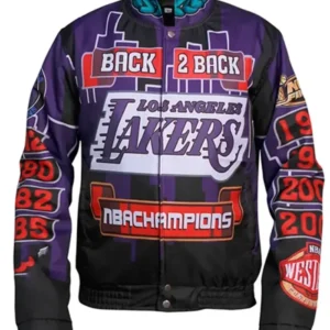 Los Angeles Lakers Championship Leather Jacket