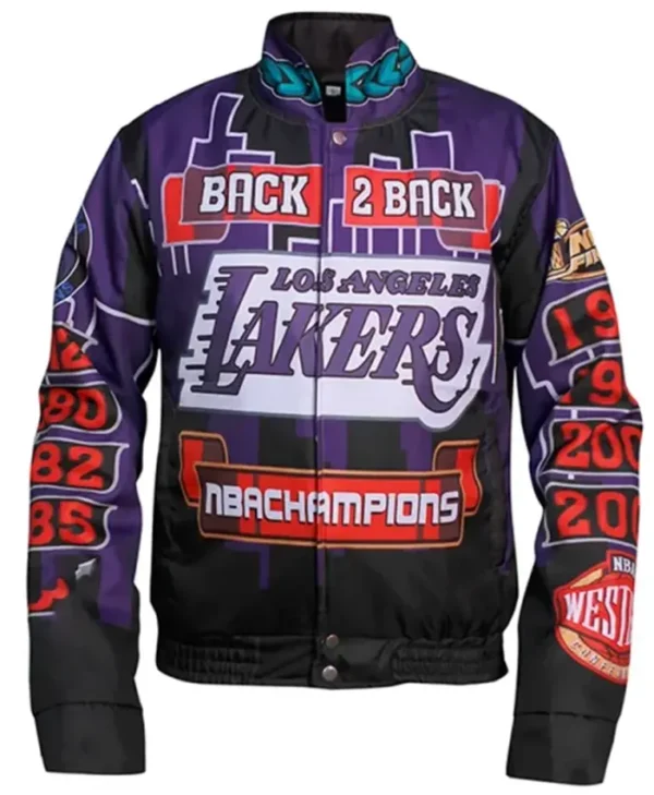 Los Angeles Lakers Championship Leather Jacket