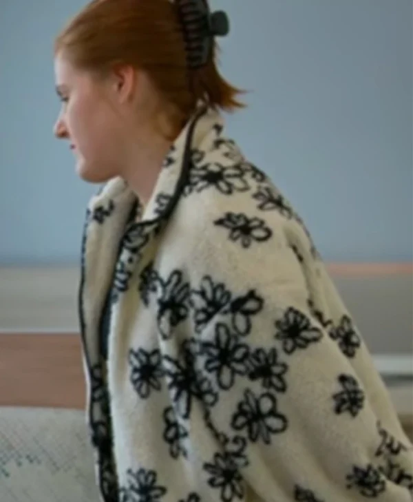 Love Is Blind S08 Floral Teddy Sherpa Jacket