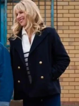 Lucy Punch Amandaland Black Wool Peacoat