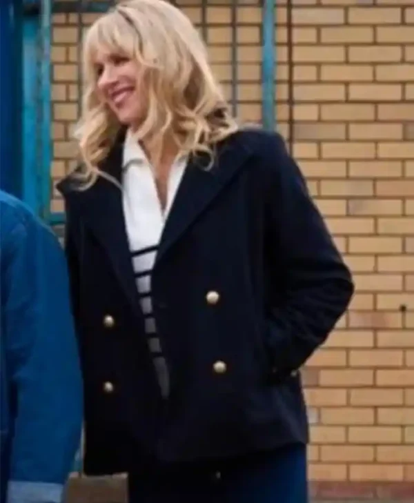 Lucy Punch Amandaland Black Wool Peacoat