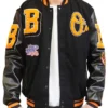 MLB Baltimore Orioles Retro Classic Mens Rib Wool Varsity Jacket