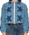 Maddie Townsend Sweet Magnolias S04 Floral Quilted Jacket For Sale