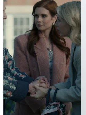 Maddie Townsend Sweet Magnolias S04 Pink Wool Coat