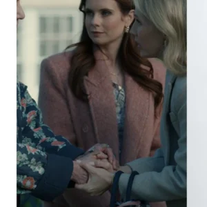 Maddie Townsend Sweet Magnolias S04 Pink Wool Coat